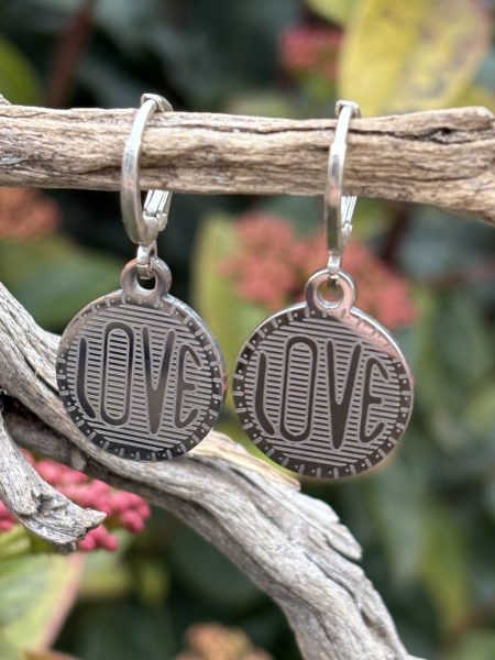 Boucles d'oreilles love